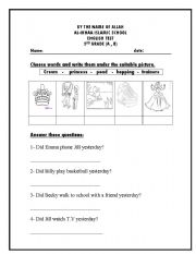 English Worksheet: english test