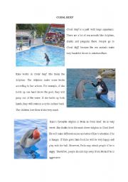 English Worksheet: Coral Reef