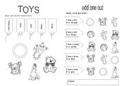 English Worksheet: toys -toys