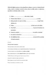 English worksheet: fill blanks