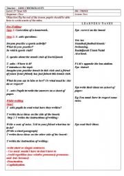 English Worksheet: writing