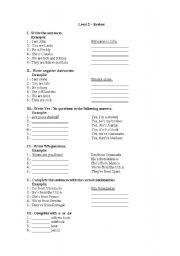 English Worksheet: Verb to be-WH Questions-Nationalities-a-an 