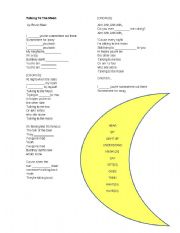 English Worksheet: Talking to the Moon