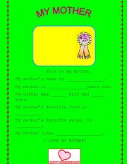 English Worksheet: Mothers Day