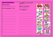 English Worksheet: TENSE REVISION DRILL