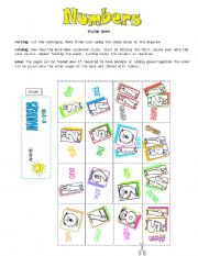 NUMBERS (1-15)  Puzzle book