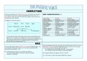 English Worksheet: the passive voice