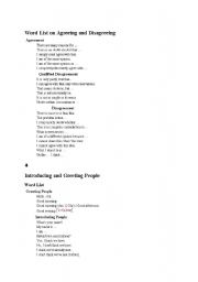 English worksheet: agreeing and disagreeing