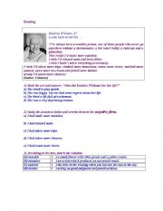 English Worksheet: Reading