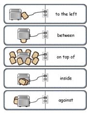 English Worksheet: Where is the Toast Preposition Dominoes and Memory Cards with Poster and Poem Part 2 of 3