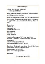 English Worksheet: Present Simple & Present Continuous