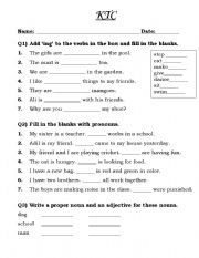 English Worksheet: English Grammer