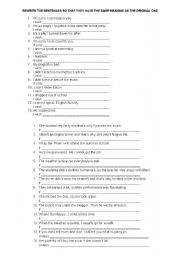 English Worksheet: Conditionals Type 3 and wish clauses quiz