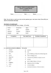 Final Test for level 3