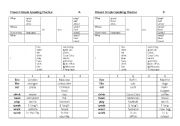 English Worksheet: Present Simple Speaking Practice Gapfill for Beginners