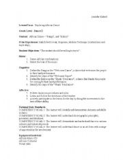 English Worksheet: Exploring Arican Dance