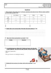 English worksheet: English Test