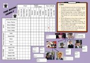 LOGIC GAME : THE ROYAL FAMILY  **Editable+Key Answers**