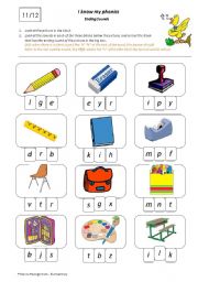 I Know My Phonics: Ending Sounds 11/12