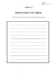 English Worksheet: A Lesson taught to Sudanese Immigrants to Australia