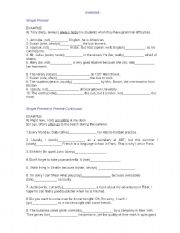 English Worksheet: Grammar Review