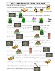 English Worksheet: Little Red Riding Hood - vocabulary