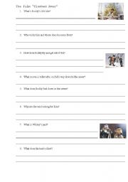 English worksheet: The Film 