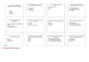 English Worksheet: catch up asking questions