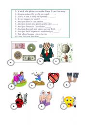 English Worksheet: Song 