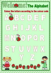 English Worksheet: THE ALPHABET