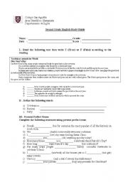 English worksheet: Traditions