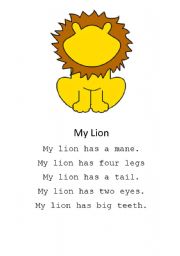 My lion