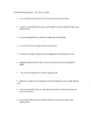 English Worksheet: Is it 504, IDEA or ADA?