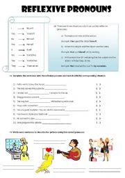 English Worksheet: Reflexive Pronouns