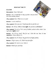 English Worksheet: Role Plays