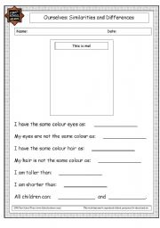 English Worksheet: ourselves