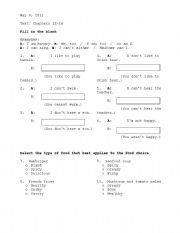 English Worksheet: Test - So, too, neither Either / Modals / Comparisons