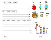 English Worksheet: Adjectives