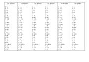English Worksheet: the alphabet