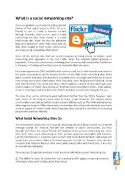 What is a social networking site?