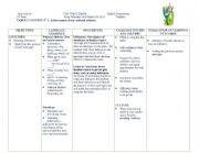 English worksheet: monthly plan 10 level Costa Rica