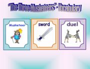 English worksheet: THE THREE MUSKETEERS-VOCABULARY