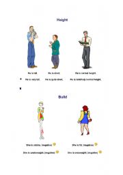 English Worksheet: Appearance