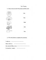 English worksheet: phonics: 