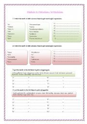 English worksheet: pollution: vocab practisce