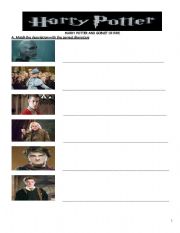 Harry Potter and The Goblet of Fire video viewing worksheet