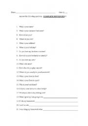 21 basic questions (set of 4)