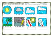 English Worksheet: Weather