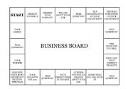 English Worksheet: Business Board