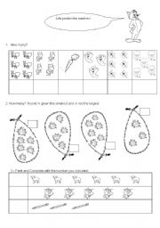 English Worksheet: the numbers worksheet - Maths